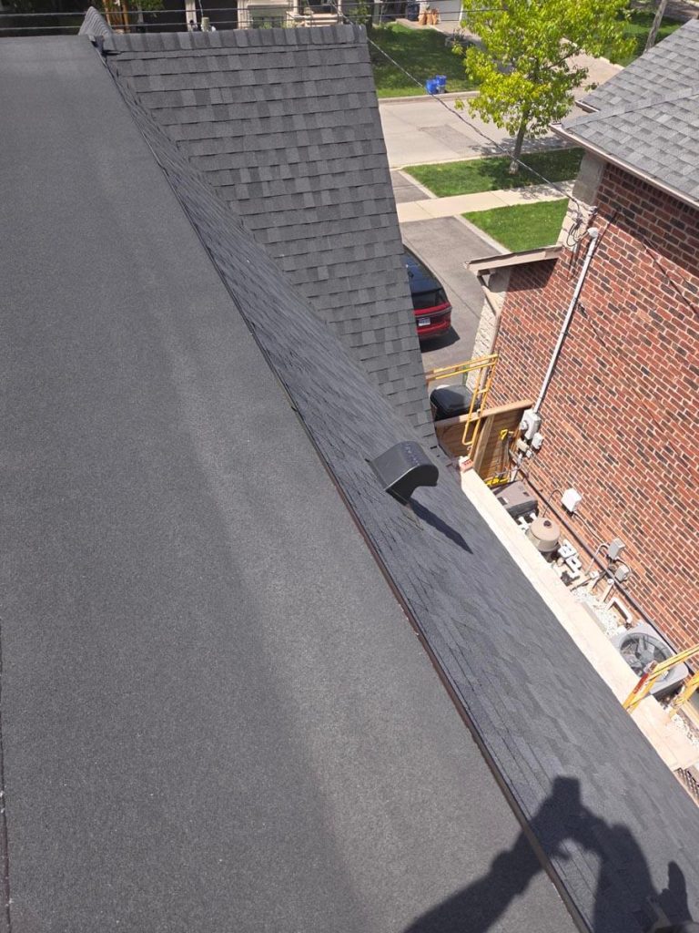JNG Services asphalt shingle repair on toronto residential home