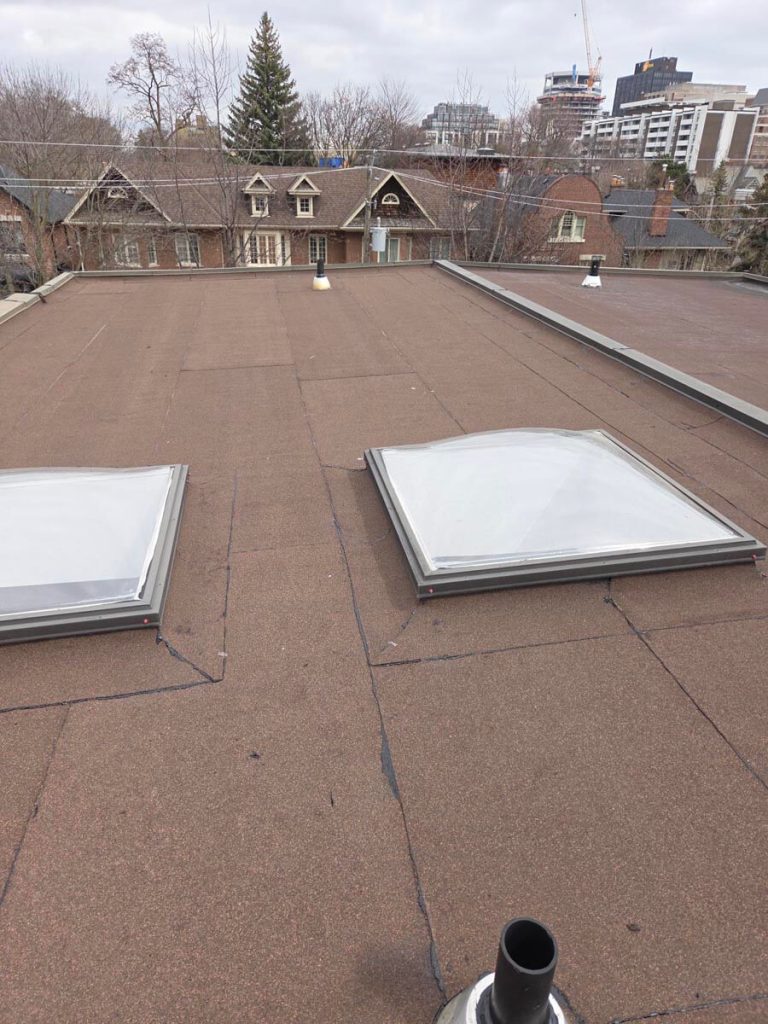 JNG Services double skylight installation for a toronto residential roof