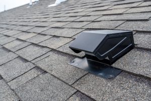 jng services typical static passive vent installation on a residential roof
